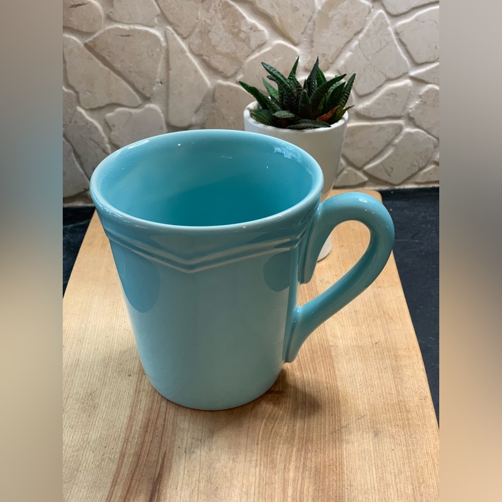 PRIMOGERA | Vintage Turquoise Oversize Coffee Mug